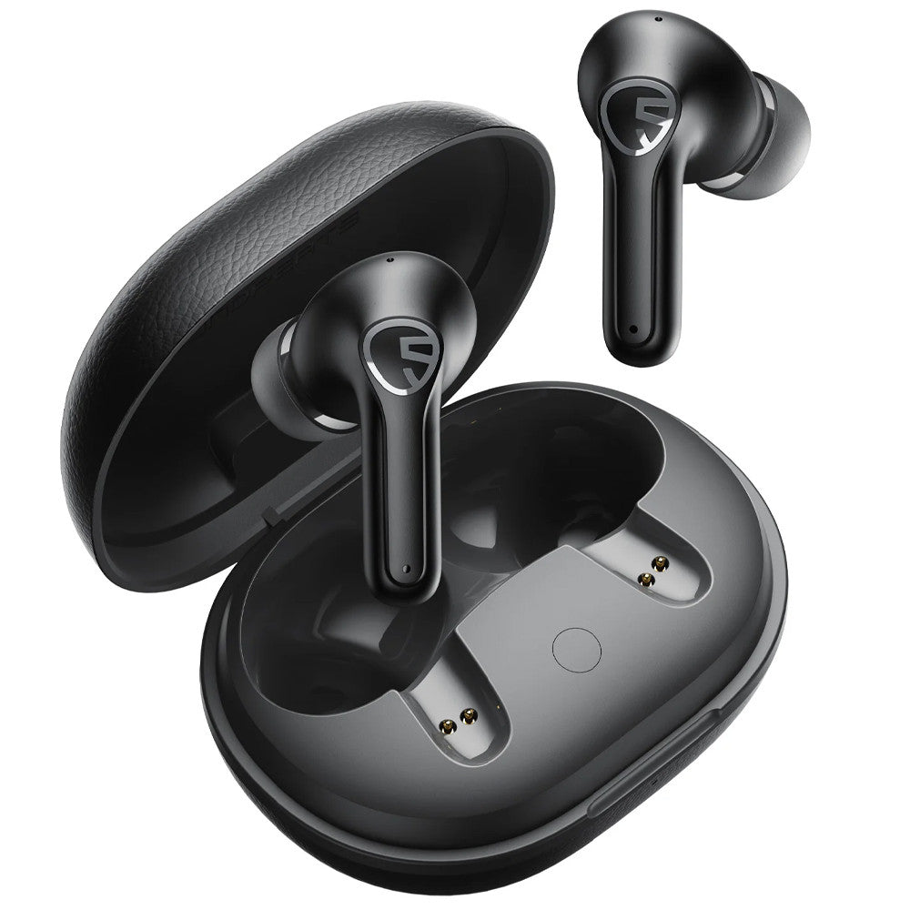 SoundPEATS T3 Pro ANC TWS Earbuds Bluetooth 5.4 Active Noise Cancelling Spatial Sound 28Hrs - T3 PRO BLACK